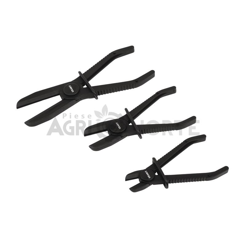 Set clesti de prindere furtun, 3 bucati. – GRANIT BLACK EDITION