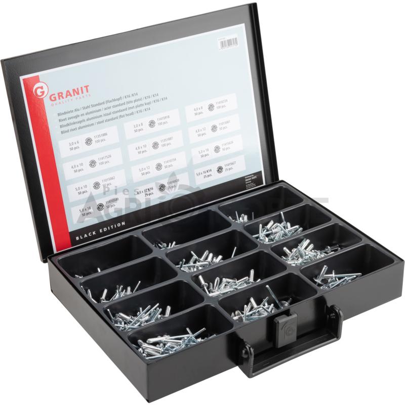 Sortiment de nituri oarbe – GRANIT BLACK EDITION
