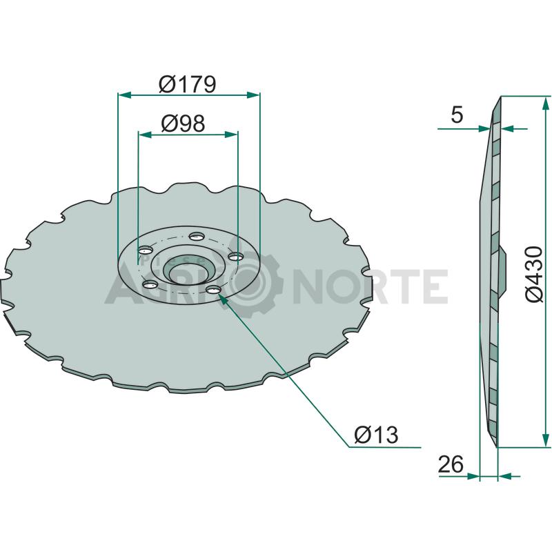 Taler disc - GRANIT - imagine 2