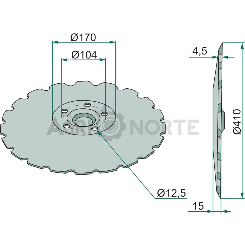 Disc semanator - GRANIT - imagine 2