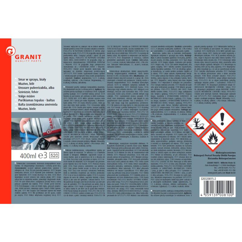 SPRAY VASELINA PULVERIZABILA, 400ML – GRANIT
