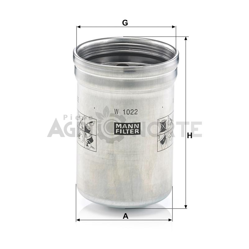 Filtru ulei de motor – MANN FILTER