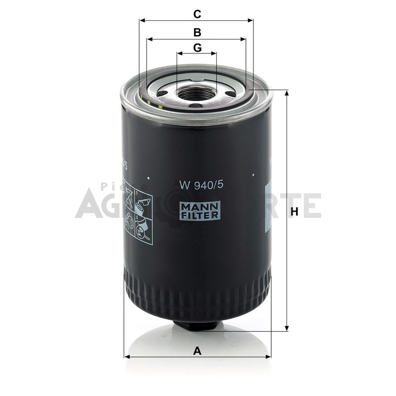 Filtru ulei de motor – MANN FILTER