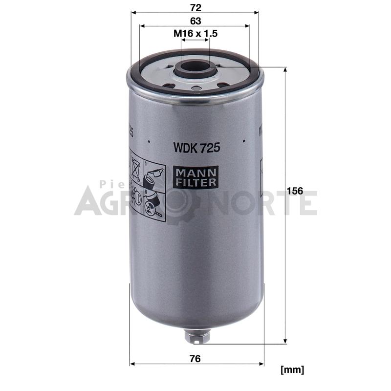 Filtru carburant – MANN FILTER