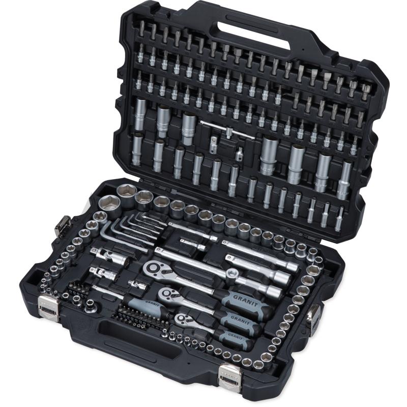 SET CHEI TUBULARE 1/4“, 3/8“, 1/2“ – GRANIT BLACK EDITION
