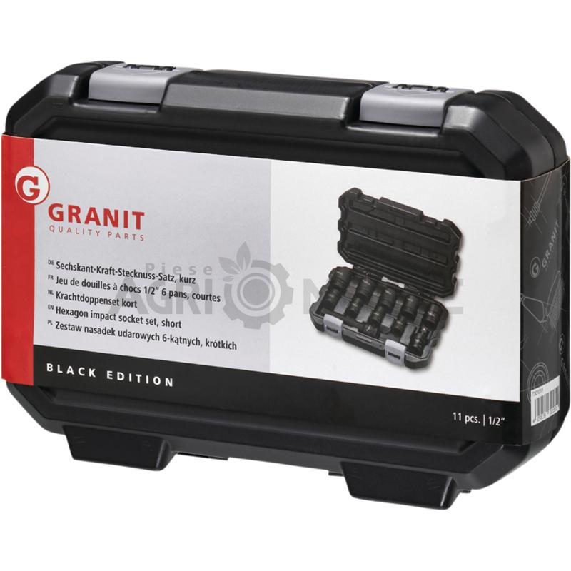 1/2″ Set chei hexagonale – GRANIT BLACK EDITION