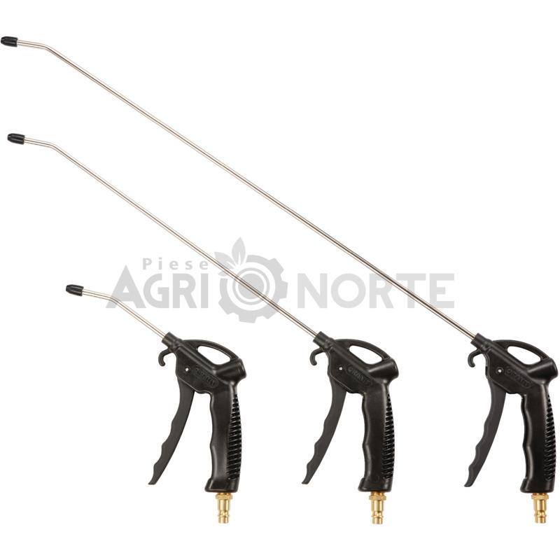 Set pistol de suflat cu aer comprimat – GRANIT BLACK EDITION
