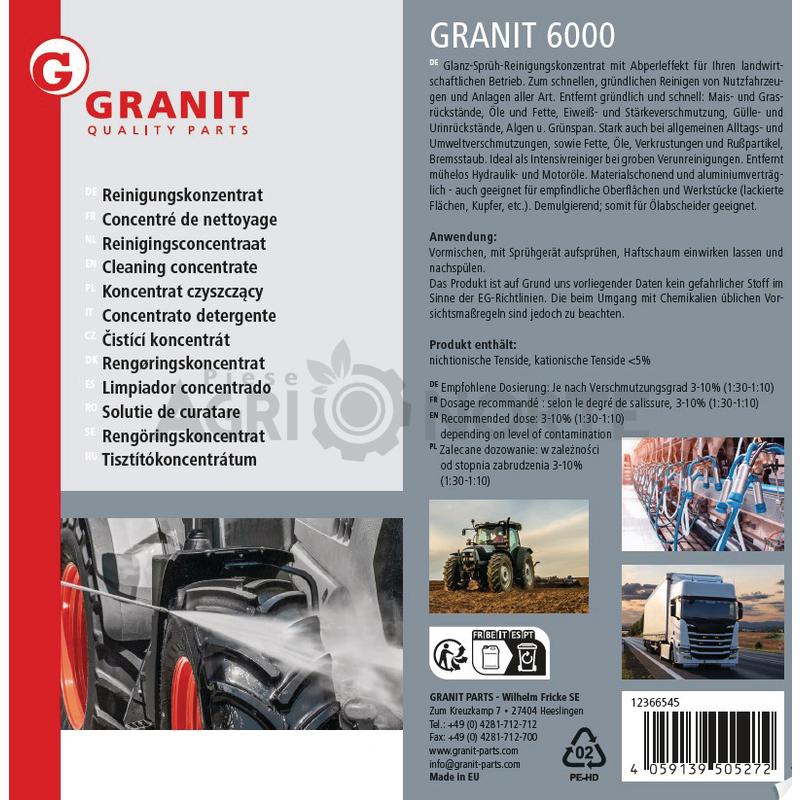 CONCENTRAT DE CURATARE „GRANIT 6000 – GRANIT