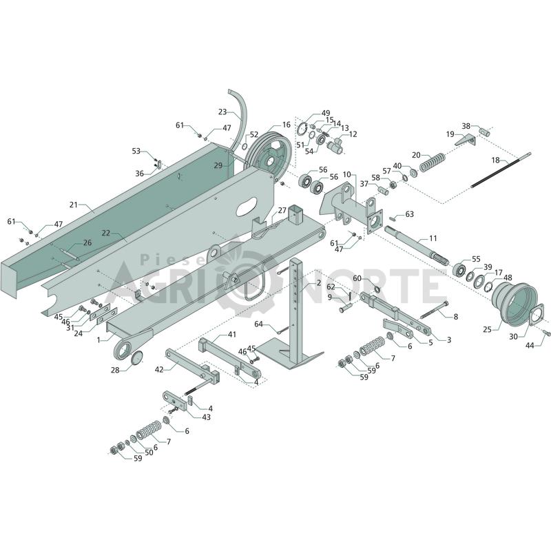 Set curea trapezoidala - GRANIT - imagine 2