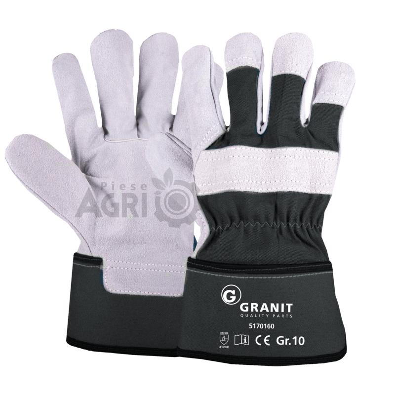 U.V. 12 Manusa din piele crapata – GRANIT