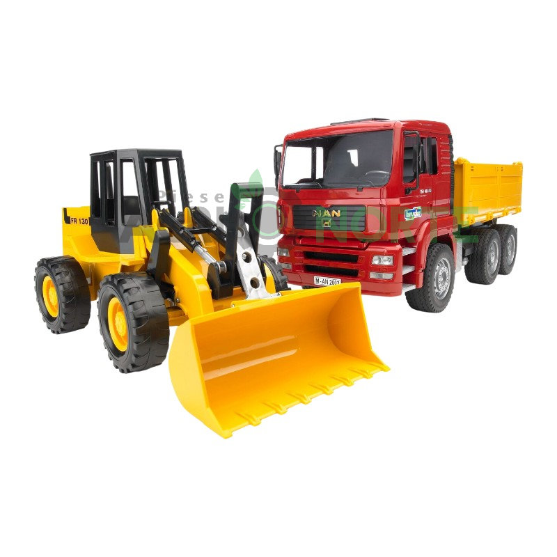 Camion MAN TGA cu încărcător frontal FR130