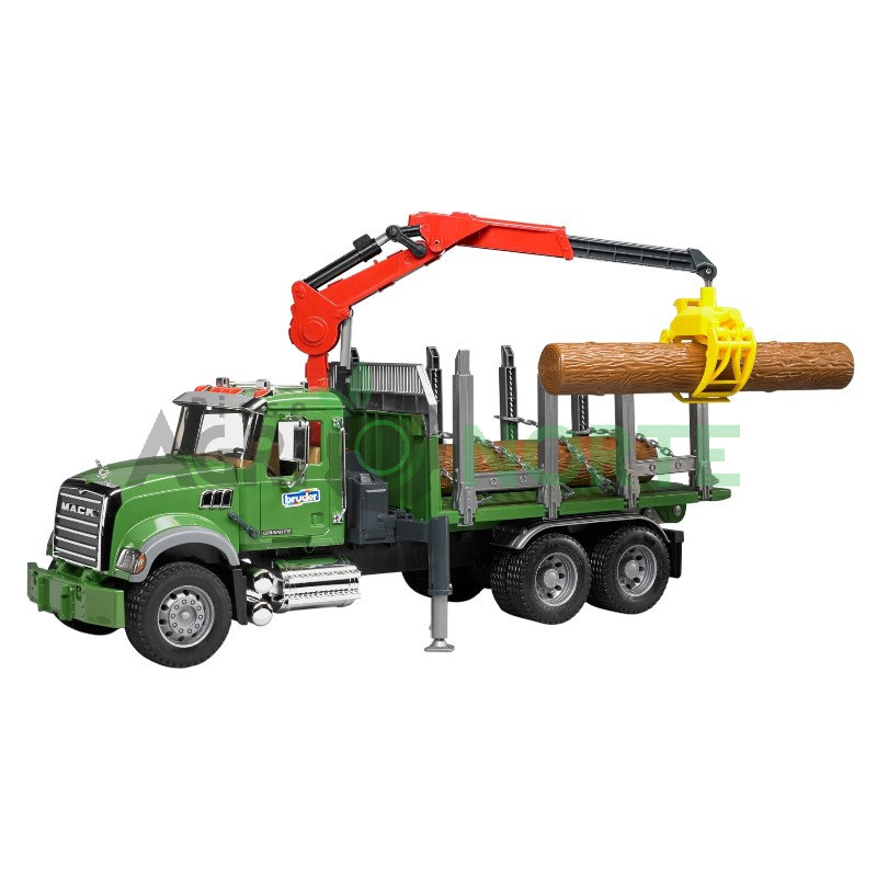Camion forestier + 3 bușteni