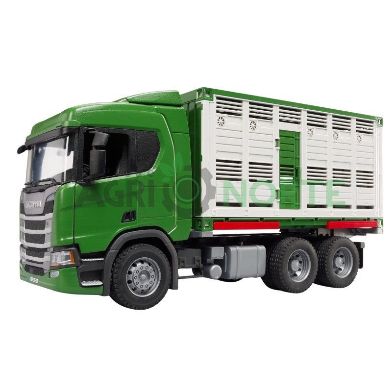 Transportor de animale Scania cu figura de vacă